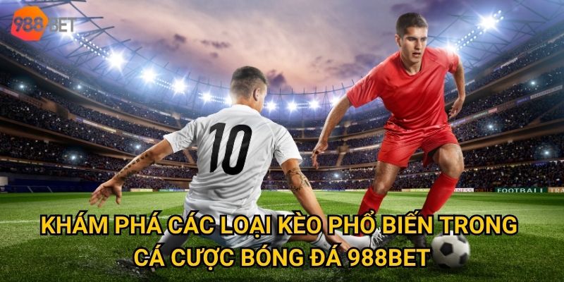 Khám phá các loại kèo phổ biến trong cá cược bóng đá 988Bet